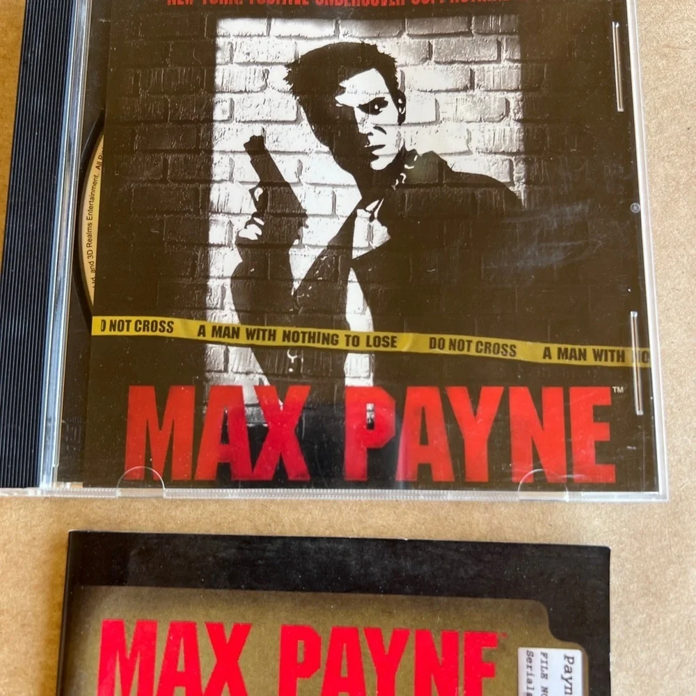 Max Payne PC Game With Manual New York Fugitive, Undercover Cop, Nothing To Lose